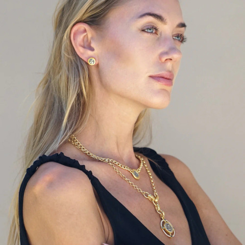 Miko Coin Necklace_ Gold