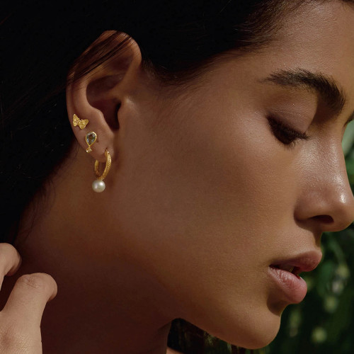 True Self Green Amethyst Earrings