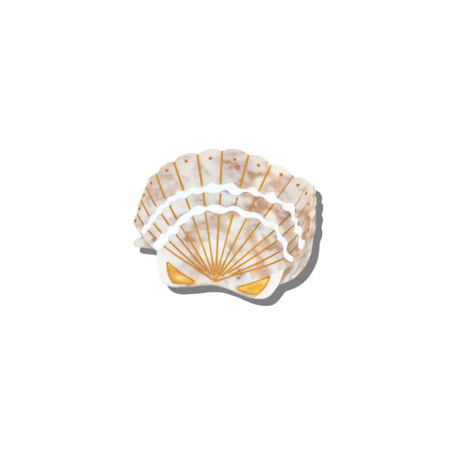 Seashell Lay Down Claw Clip