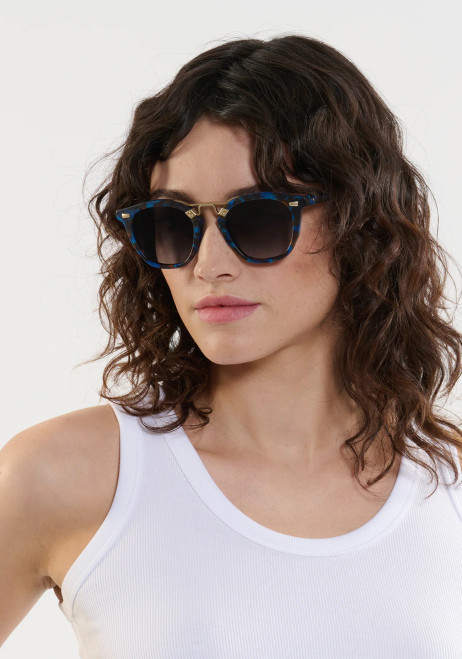 Beau II | Matte Blue Steel 12K