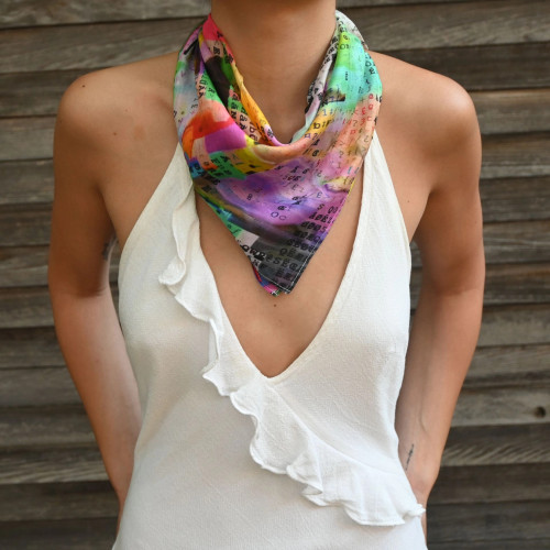 Gougenheim Silk Bandana_  Wave