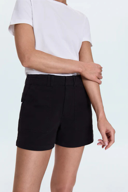 Marissa High Rise Utility Short_ Noir