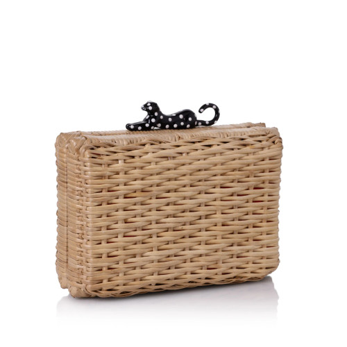 Jaguar Petit Rattan Clutch