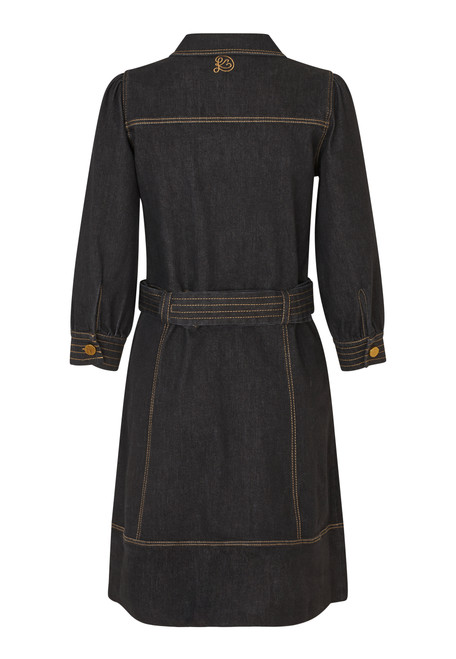 Elodiedea Dress_ Raw Blue