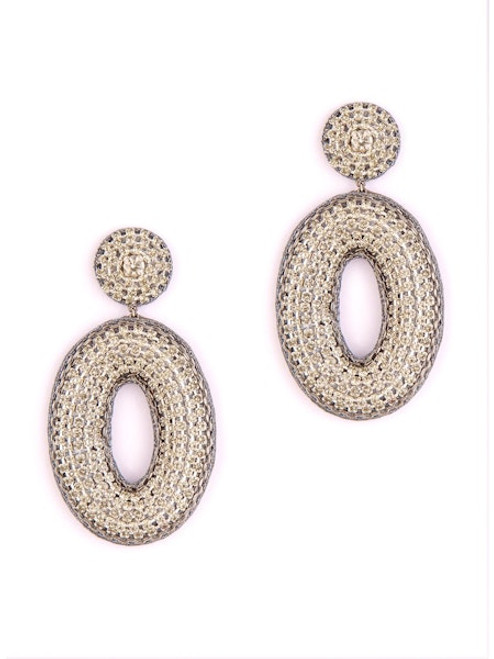 Odeya Earrings_ Gunmetal