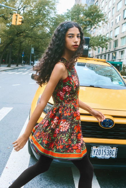 Layne Dress_ Holiday Floral