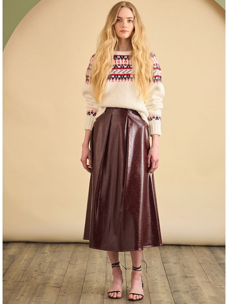 Atlyn Skirt_ Oxblood