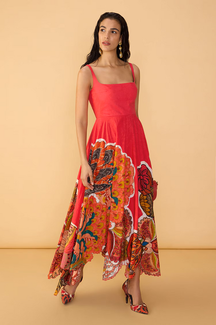 Neva Dress_ Pink/Red