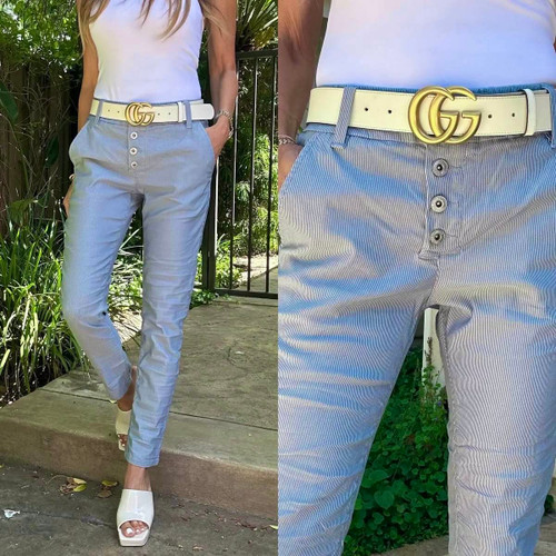 Ronit Pant_ Light Blue Stripe