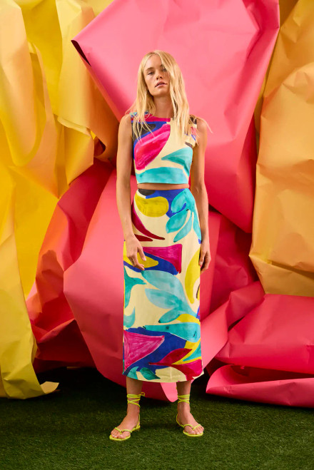 Lynne Skirt_ Stroke of Spring