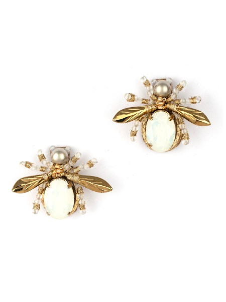 Firefly Earrings_ Opal