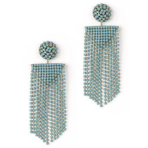 Fanning Earrings_ Turquoise