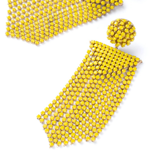 Fanning Earrings_ Yellow
