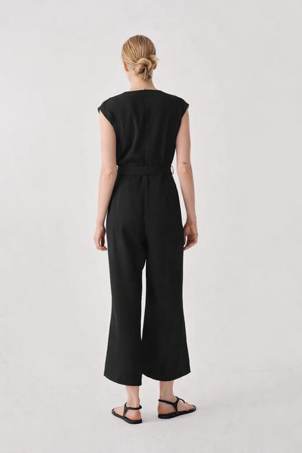 Belted Jumpsuit_ Black
