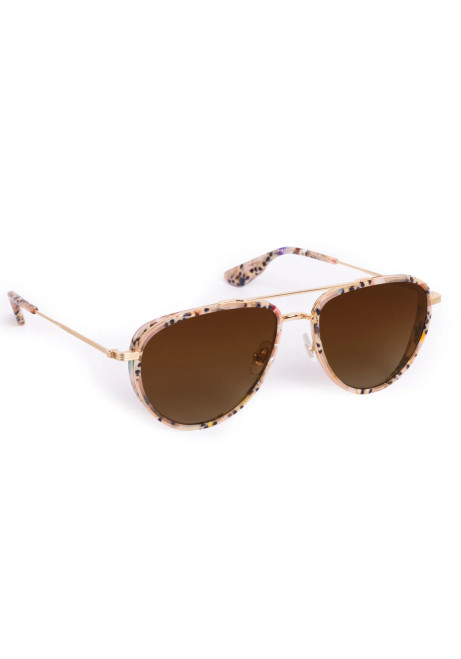 Coleman | 18K + Pink Poppy Polarized