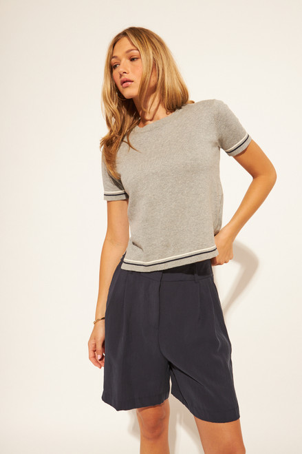 Windsor Tee_ Tipped Heather