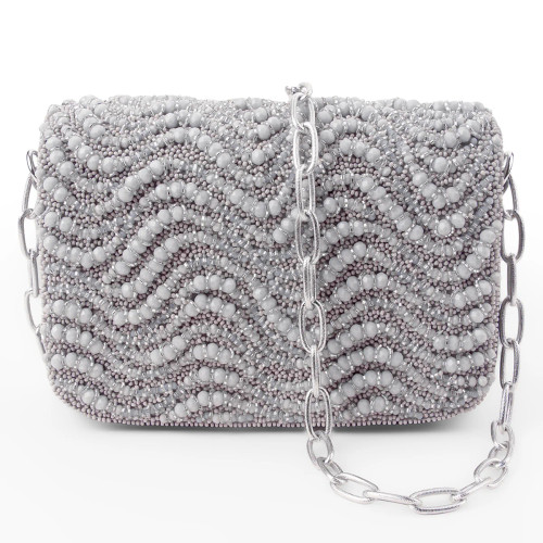 Roxanne Clutch_ Grey