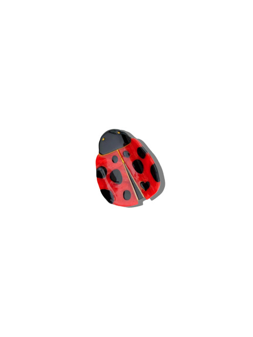 Ladybug Claw Hair Clip