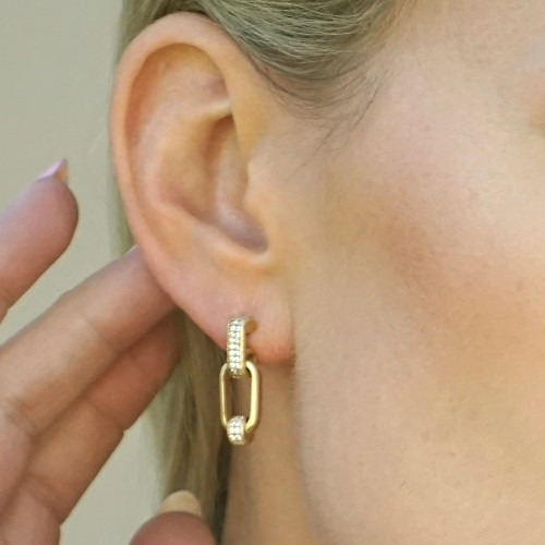 Elise Earrings_ Gold