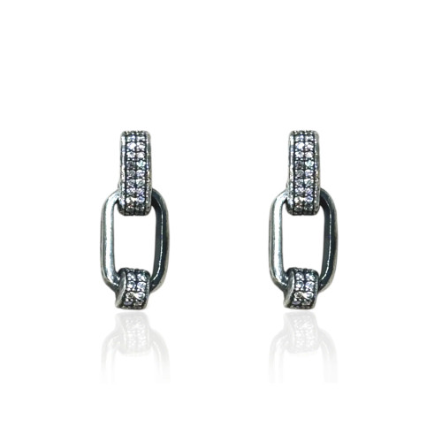 Elise Earrings_ Vintage Silver