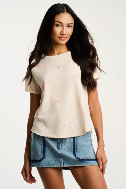 What the Flock Tee_ Crystal Sand