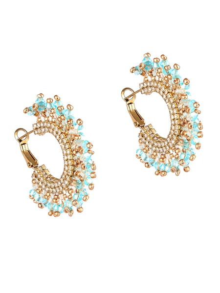 Sierra Earrings_ Turq