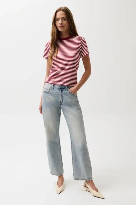 Lexi Mid Rise Bowed Straight_ Bowie