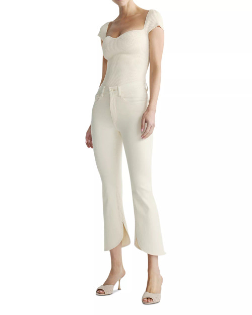 Bridget Boot High Rise Instasculpt Crop Jeans_ Crema Scalloped