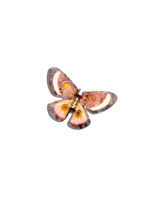 Emperor Silk Moth Claw Hair Clip