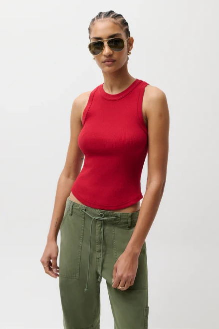 Nissi Tank Top_ Racer Red 