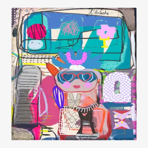 Gougenheim Silk Scarf_ L'Artiste