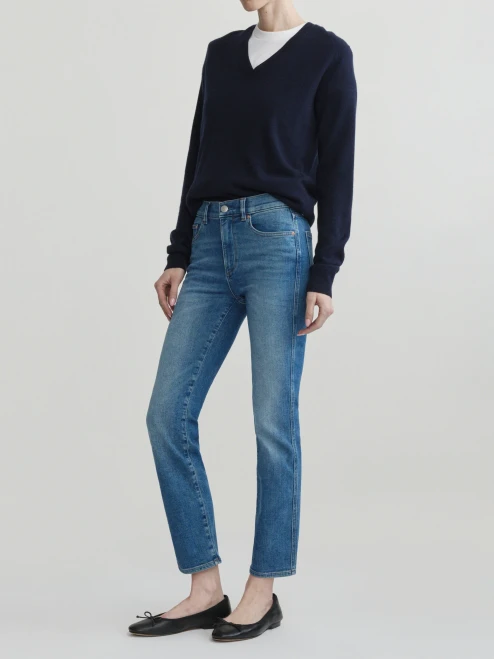 Mara Straight Mid Rise Instasculpt Ankle Jeans_ Crisp Air