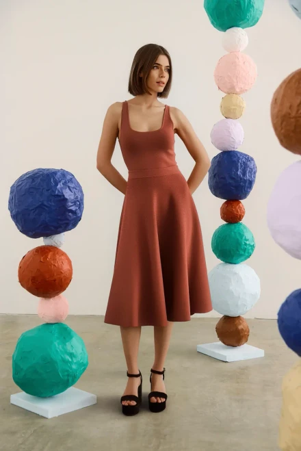 Joan Skirt_ Rust