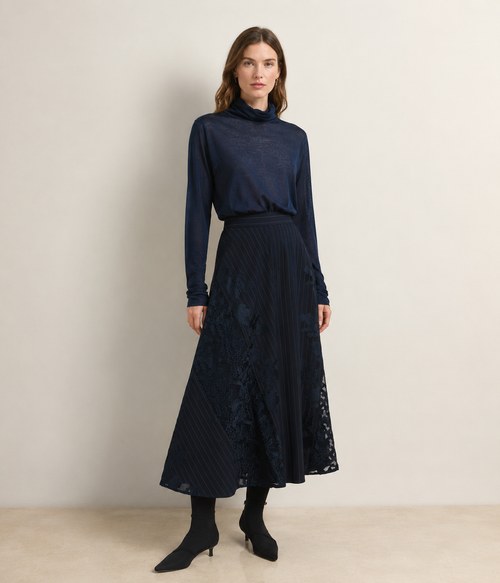 Jersey Turtleneck_ Dark Blue