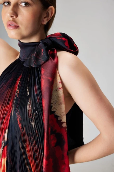 Landon Dress_ Red/Black