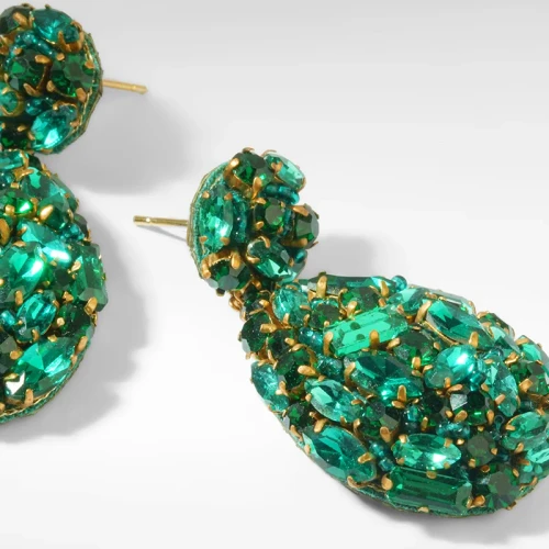 Kim Earrings_ Emerald