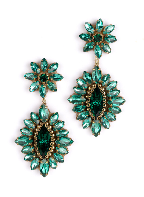 Alianah Earring_ Emerald