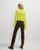 Fluid Silk Blouse_ Lime