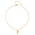 Centered in Faith Cross Gold Necklace