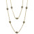 Faustina Coin and Pave Station Necklace