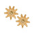 Shinny Sun Earring_ Gold