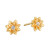Soul Renewal Gold Lotus Earrings