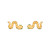 Beauty is Timeless Snake Stud Earrings