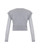 Nomia Sheer Sleeve Crew Neck Sweater_ Heather Grey
