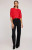 Marisol Knit Top_ Heather Red