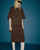 Suzie Scuba Skirt_ Chocolate Plum