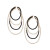 Lazos Earring_ Black/White/Silver