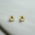 Mini Trinity Earrings_ Gold