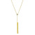Colette Hammered Lariat Necklace_ Gold