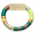 Warm Weather Colorblock  Bracelet _ Electric Lemonade